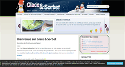 Desktop Screenshot of glace-sorbet.fr